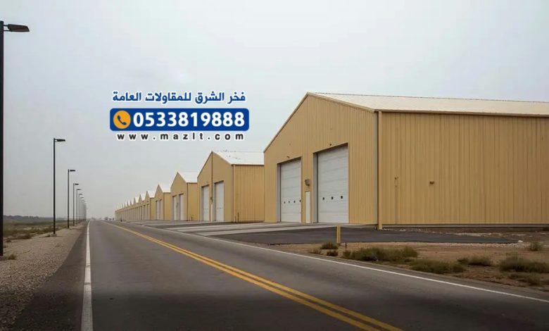 مقاول بناء مستودعات موثوق في جدة مكة الرياض الشرقية بالسعودية